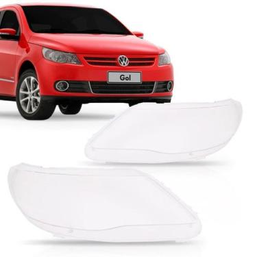 Imagem de Lente Farol Gol G5 Voyage Saveiro 2009 A 2013 - SP ACESSÓRIOS, Esquerd