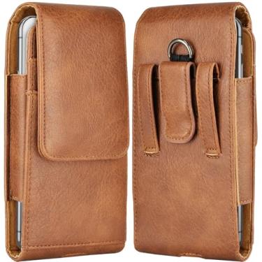 Imagem de Takfox Coldre de telefone para Samsung Galaxy S25 Ultra S24 Plus S23 S22 S21 S20 FE 5G S10 A17 A16 A15 A14 A13 A35 A26 A36 A56 A51 A71 5G, Note 20 J7 J3 Cinto de couro para celular Capa com suporte de