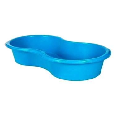 Imagem de Caixa Plástica Multiuso Afort Feijão Azul 100 Litros
