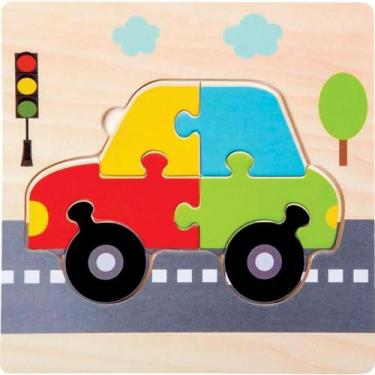 Imagem de QUEBRA-CABEÇA Madeira Carrinho RF8 Sortido em MDF para +3 ANOS - Toy M
