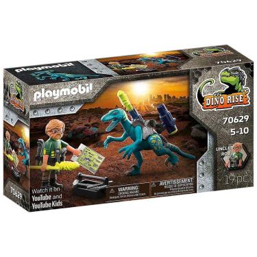 Imagem de Playmobil - Deinonychus Pronto Para Batalha - Dino Rise - 70629