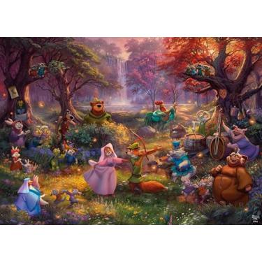 Imagem de Ceaco - Quebra-cabeça Thomas Kinkade - Disney - Robin Hood - 1000 peças