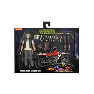 Imagem de NECA Teenage Mutant Ninja Turtles Casey Jones Action Figure with Dirtbike, Accessories