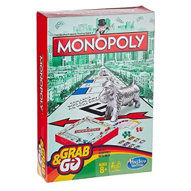 Imagem de Hasbro Gaming Monopoly Grab & Go Game