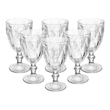 Imagem de LYOR - Conjunto 6 Taças de Vinho Diamond 265ml Vidro