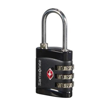 Imagem de Cadeado de Segurança 3 Dígitos TSA Samsonite - Preto