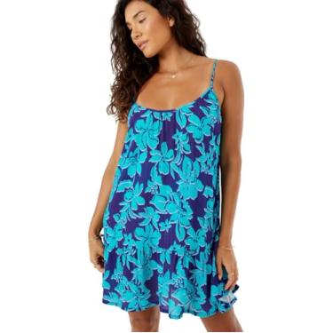Imagem de Roxy Vestido casual feminino – Saída de praia e saída de praia para praia, piscina, resort, Roxa, XGG
