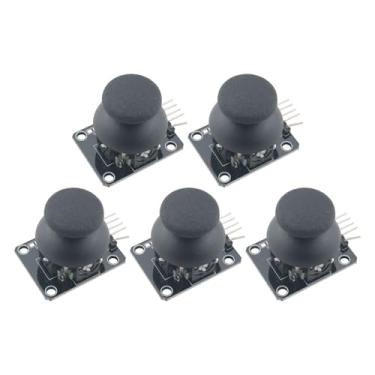 Imagem de WELWIK 5PCS Módulo Joystick de Eixo Duplo Preto Controlador de Jogo Módulo Placa Sensor Eletrônicos Acessórios de Computador