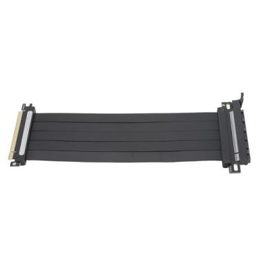 Imagem de Cabo Riser de GPU PCIe 4.0 X16, Adaptador de Porta de Extensão de Alta Velocidade Com Blindagem EMI, 180 Graus, para Todas As GPUs de 4ª Geração e Chipsets X570 B550 Z590 Z690,