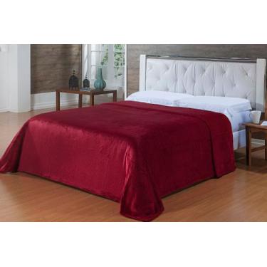 Imagem de Cobertor Toque de Seda Nc 1,50 X 2,20 - Nc Home, VINHO