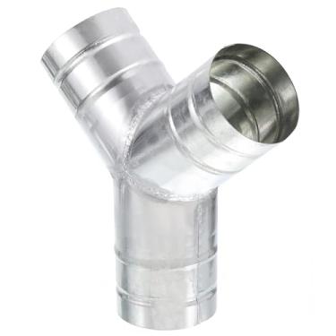 Imagem de LEPEVNEY Adaptador divisor de duto em forma de Y de 7,6 cm a 7,6 cm, encaixe de poeira de 90 graus, conector de mangueira de 3 vias para exaustor, ventilação do secador e sistema de ventilação HVAC