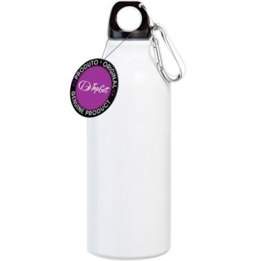 Imagem de Garrafa Squeeze Sport 500 ml com Mosquetão TopGet (Branco)
