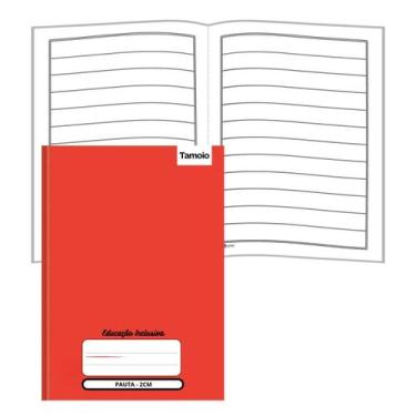 Imagem de Caderno brochurão 40 folhas pauta ampliada 2cm cd tamoio
