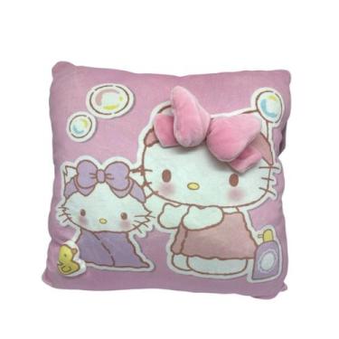 Imagem de Almofada Super Macia Hello Kitty com Laço Rosa Sanrio Miniso