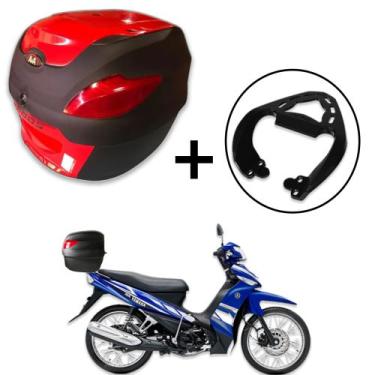 Imagem de Baú 41 litros Awa Proos com Bagageiro para CRYPTON 115 2010-2023, Verm