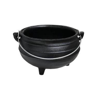 Imagem de Panela De Ferro Calderão De Bruxa Tripé 1,0 Lts Sem Tampa