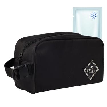 Imagem de Lancheira Bolsa Térmica Adulto ou Infantil Pequena com Gelo Reutilizável incluso, PGH Snacker