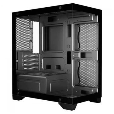 Imagem de Gabinete K-Mex Aquário Poseidon M-ATX USB 3.2