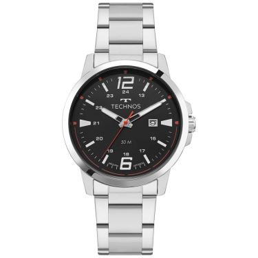Imagem de Relógio Technos Masculino Racer Basico Prata - 2115UCM/1P