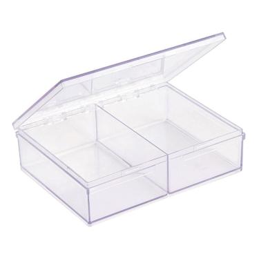 Imagem de Caixa Organizadora Transparente 2 Divisórias - 10330074