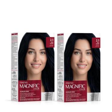Imagem de Amend Magnific Color 2.1 Preto Azulado - 2 Unidades