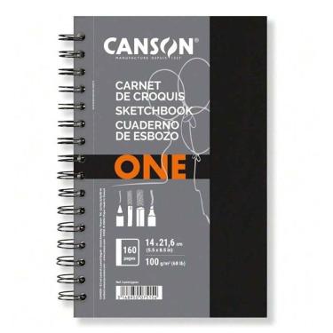 Imagem de Caderno Sketchbook Espiral One 80 Folhas - Canson