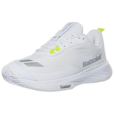 Imagem de Babolat Tênis feminino SFX Evo Pickleball, Branco/Prata, 36