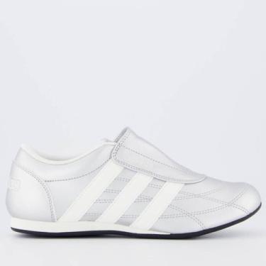 Imagem de Tênis Adidas Tekwen Feminino Prata e Branco, 38