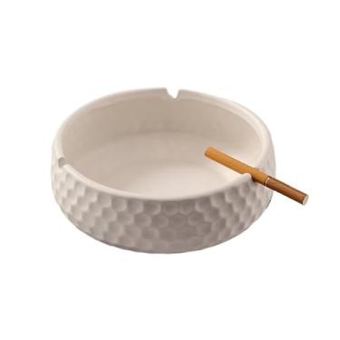 Imagem de Cinzeiro de ervas daninhas cinzeiro criativo para casa, escritório, mesa de chá, sala de estar, tendência retro, cinzeiro de cerâmica grandes cinzeiros para cigarros (tamanho: A L)