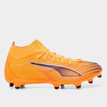 Imagem de Chuteira Campo Puma Ultra 6 Match+ Unissex, Laranja, 41