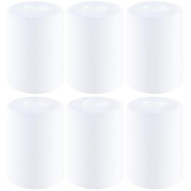 Imagem de Cilindro de vidro fosco GO&SO para abajur, 14x10cm, pacote com 6