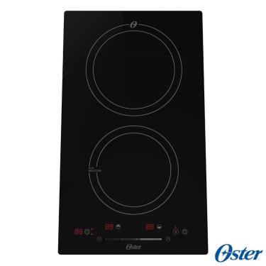 Imagem de Cooktop por Indução Oster em Vitrocerâmico com 02 Bocas e Painel Touch Screen 2 em 1 Preto - OTOP202