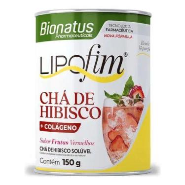 Imagem de LIPOFIM CHÁ DE HIBISCO 150g Sabor Frutas Vermelhas - BIONATUS