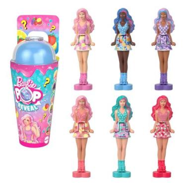 Imagem de Boneca barbie mini barbieland pop reveal surpresa - mattel hym26