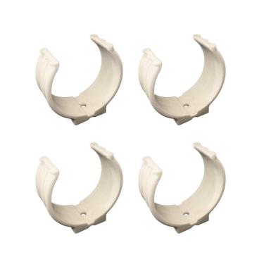 Imagem de Kit 4 Abraçadeira Impacto Cano Tubo 100Mm 4`` Branca Estrela