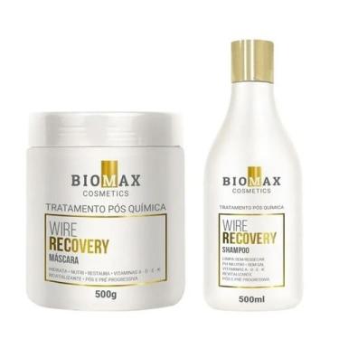Imagem de Kit Pós Escova Progressiva Biomax Hidratação Alto Impacto 1l