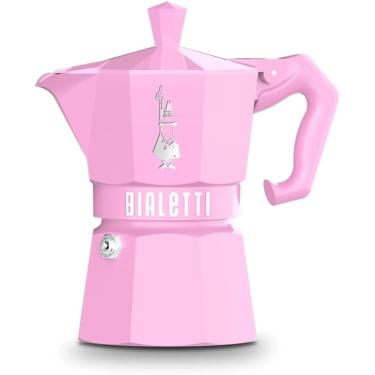 Imagem de Cafeteira Moka Express 6 Xic Exclusive Rosa - Bialetti
