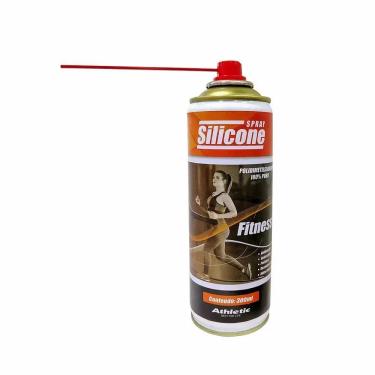 Imagem de Silicone Spray Lubrificante Athletic 300ml Para Esteiras, Bikes E Equipamentos Prático E Eficiente