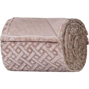 Imagem de Manta Casal Brushed New Microfibra Flannel 100% Poliéster 180x230 Funghi