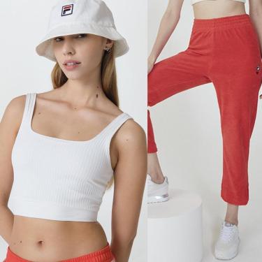 Imagem de Conjunto Fila Feminino – Calça Towel Dolce Vita + Top F-Box-Feminino