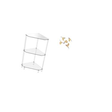 Imagem de Fenteer Suporte de Mesa de Canto de Madeira Moderno para Cozinha, Banheiro, Sala de Estar, Quarto, Escritório, Presente Decorativo de Inauguração, Colecionáve