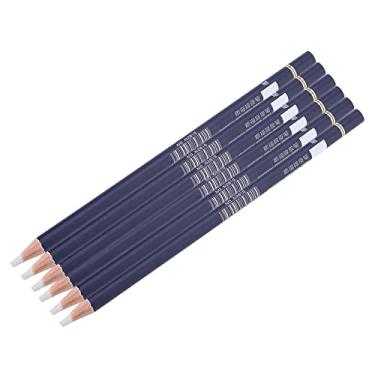 Imagem de Yctze Conjunto de Tortillon Em Bastão para Manchas de Mistura Branca - 6 Ferramentas de Desenho Pastel Não Tóxicas para Misturar, Sombrear e Misturar Cores Com Carvão e Grafite