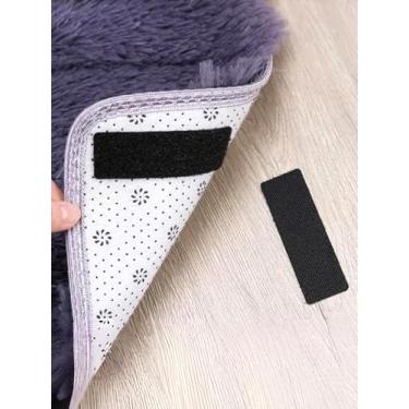 Imagem de Pacote com 24 fitas de gancho e laço com fita adesiva de nylon autoadesiva, 24 peças, 2,5 x 7,6 cm, pequena, preta