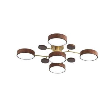 Imagem de Luz de teto Luminária de teto para sala estar e jantar, simples, moderna, criativa, personalidade, quarto, lâmpada LED