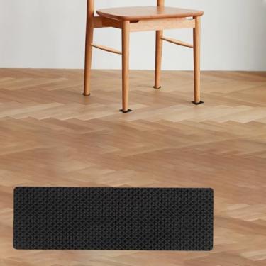Imagem de 1 tapete de borracha antiderrapante para móveis – protetores autoadesivos para pés de mesa/cadeira