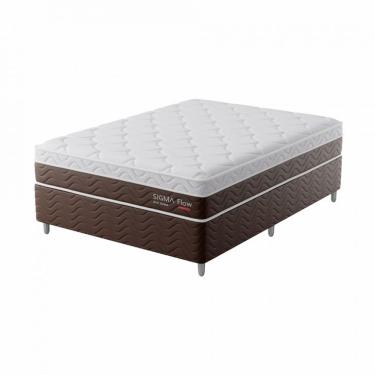 Imagem de Cama Box com Colchão Viúva Sigma Flow Anti Stress (23x128x188)