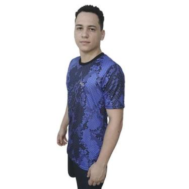 Imagem de Camisa Esportiva Academia Treino Dry Fit Masculina Fitness Proteção UV