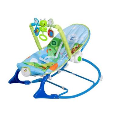 Imagem de Cadeira de Bebê Descanso Infantil Repouseira Musical Vibratória Alimen