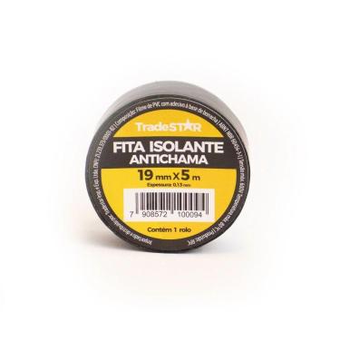 Imagem de Fita Isolante 19 Mm X 5 Metros Tradestar