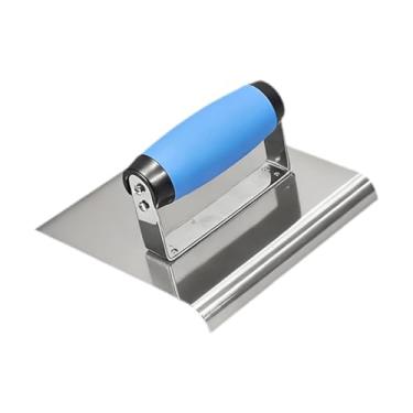 Imagem de Gralara Desempenadeira de canto para drywall, ferramenta multifuncional para alvenaria, espátula manual para concreto, ideal para projetos de bricolagem, R13.5 Mm